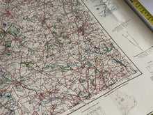 Load image into Gallery viewer, Original WW2 German Army Map of UK - Manchester / Liverpool / North West England
