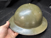 Charger l&#39;image dans la galerie, Original WW2 British Army Helmet &amp; Liner Set - Ideal for Reenactment
