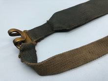 Load image into Gallery viewer, Original WW2 British RAF 37 Pattern Webbing L Strap - 1942 Dated
