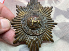 Load image into Gallery viewer, Original British Army Victorian - Royal Worcestershire Regiment Cross Belt Badge
