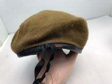 Charger l&#39;image dans la galerie, Genuine British Army Khaki Guards Regimental Beret Hat - Size 60cm
