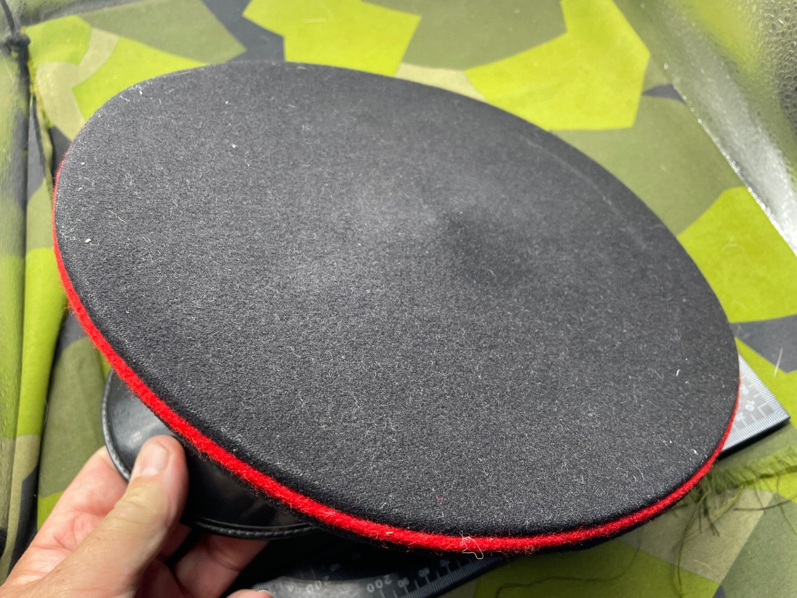 Original British Army Royal Engineers Peaked Cap - 55cm - The Militaria Shop