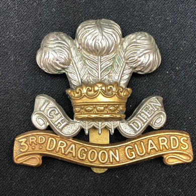 Original WW2 British Army Cap Badge - 3rd Dragoon Guards - The Militaria Shop