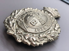 Load image into Gallery viewer, Original WW1 British Army The King&#39;s Liverpool Reg 8th Scottish Vol Cap Badge
