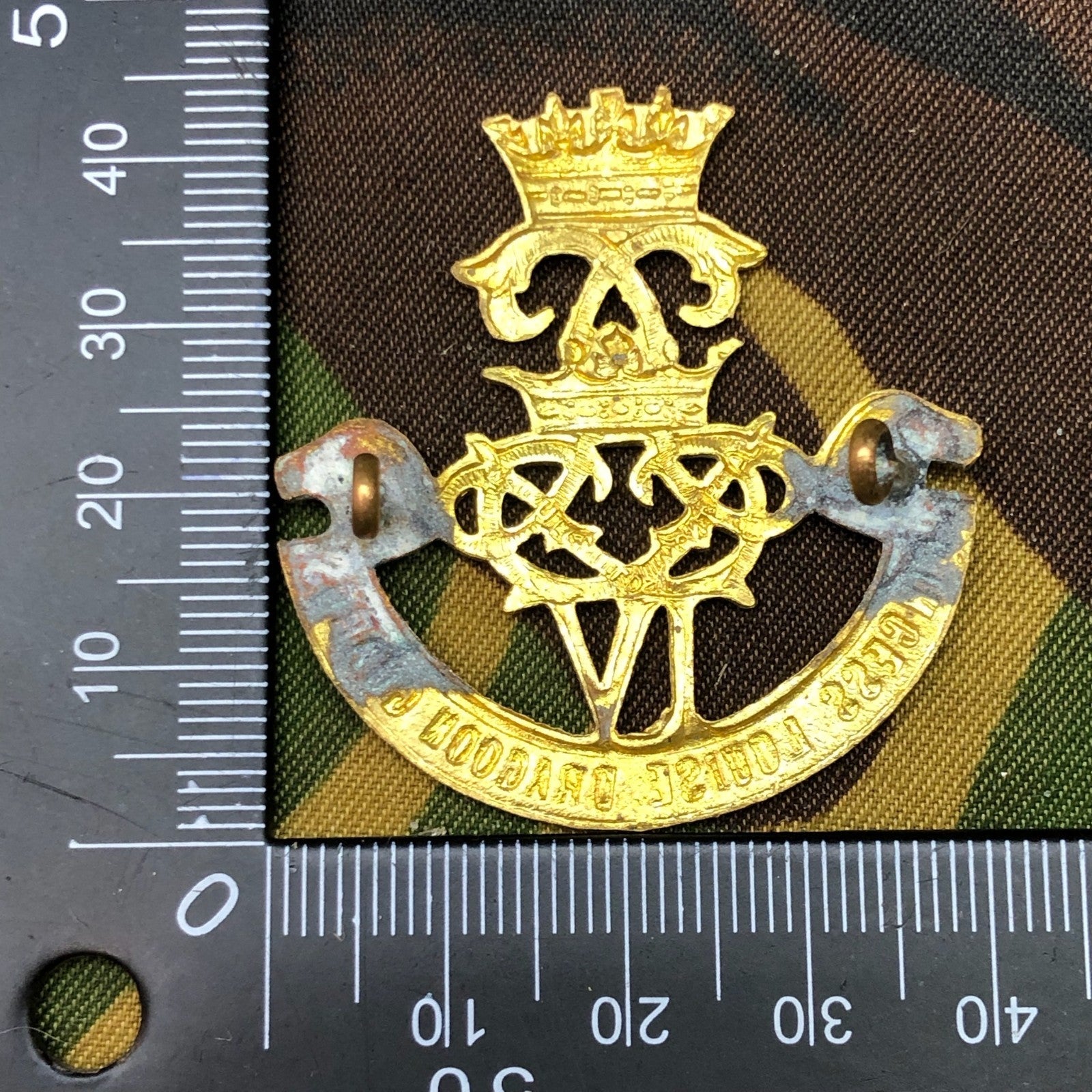 Original British Staybrite Army Cap - 4th Princess Louise Dragoon Guards - The Militaria Shop