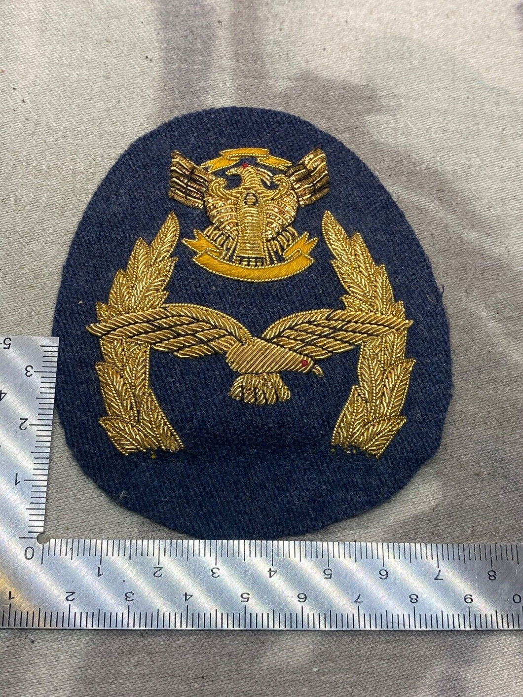 Unknown Large Bullion Weave Airforce Badge - One Per Purchase