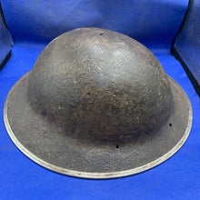 Load image into Gallery viewer, Original WW2 British Army Mk2 Brodie Combat Helmet - South African Made
