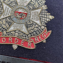 Load image into Gallery viewer, British Army Bullion Embroidered Blazer Badge - The Border Regiment
