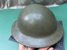 Load image into Gallery viewer, Original WW2 British Army Combat Helmet - Repainted for Reenactment
