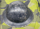 Original WW2 British Home Front Warden's / Civil Defence Helmet - The Militaria Shop