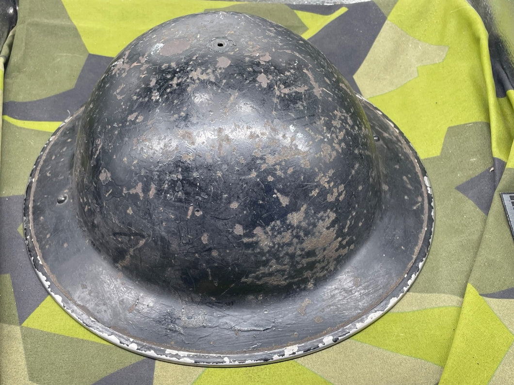 Original WW2 British Home Front Warden's / Civil Defence Helmet - The Militaria Shop