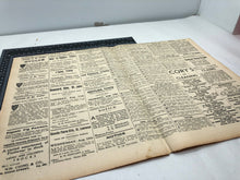 Load image into Gallery viewer, Original WW2 British Newspaper Channel Islands Occupation Jersey - August 1942
