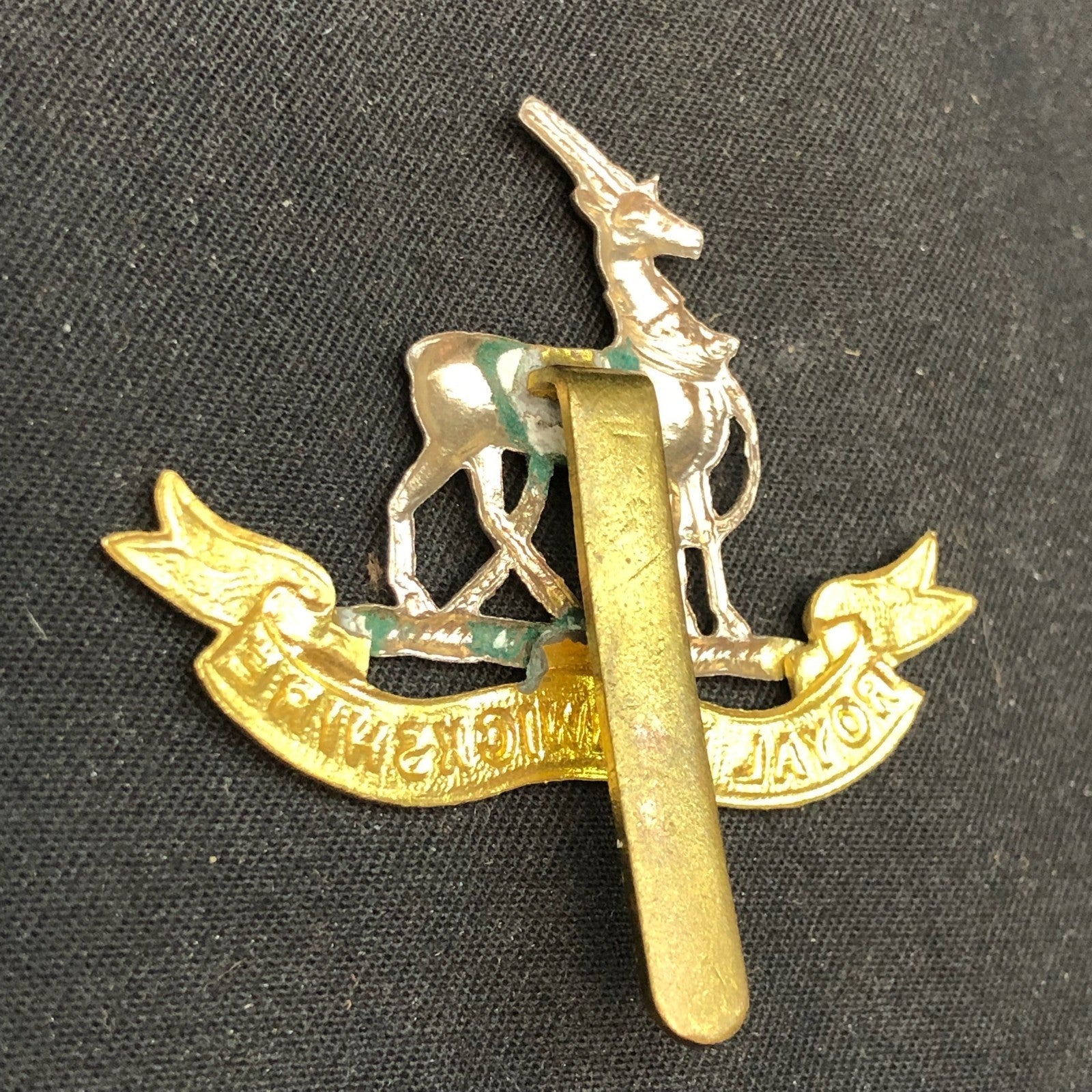 Original WW2 British Army Cap Badge - Royal Warwickshire Regiment - The Militaria Shop