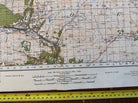 Original WW2 British Army OS Map of Scotland - Grampian Mountains & Blair Atholl - The Militaria Shop