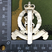 Load image into Gallery viewer, Original British Staybrite Army Cap Badge - Adjutant General&#39;s Corps - The Militaria Shop

