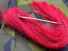 Load image into Gallery viewer, Original British Army Household Cavalry Red Horse Hair Plume - The Militaria Shop
