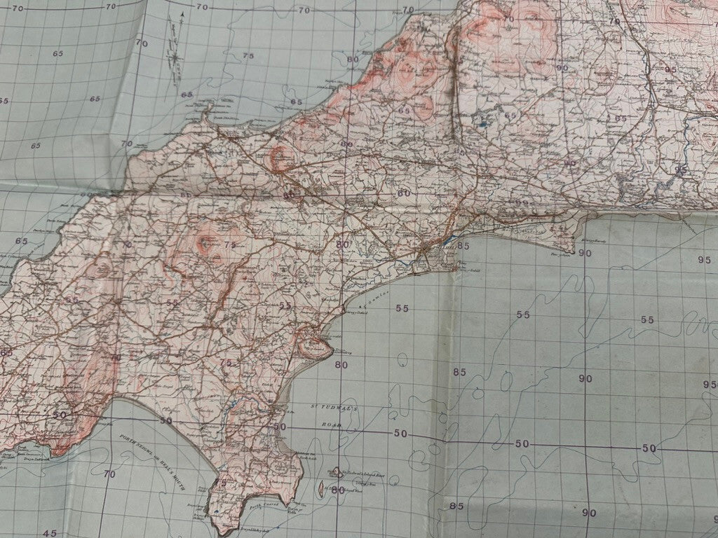 Original WW2 British Army GSGS OS Map of Wales - Portmadoc & Criccieth - The Militaria Shop