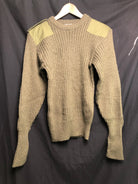 Genuine British Army OD Olive Green Pull Over Commando Jumper Wool - Size 94cm - The Militaria Shop