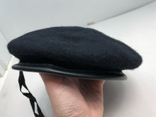 Charger l&#39;image dans la galerie, Genuine British Army Dark Blue/Black Regimental Beret Hat - Size 58cm
