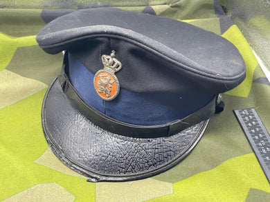 Original Dutch Marine Corps Peaked Cap - Size 55cm - The Militaria Shop