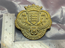 Load image into Gallery viewer, Original British Army WW1 - North East Lancashire Volunteers Regiment Cap Badge
