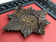 Load image into Gallery viewer, Original British Army Coldstream Guards Brass Pagri Badge
