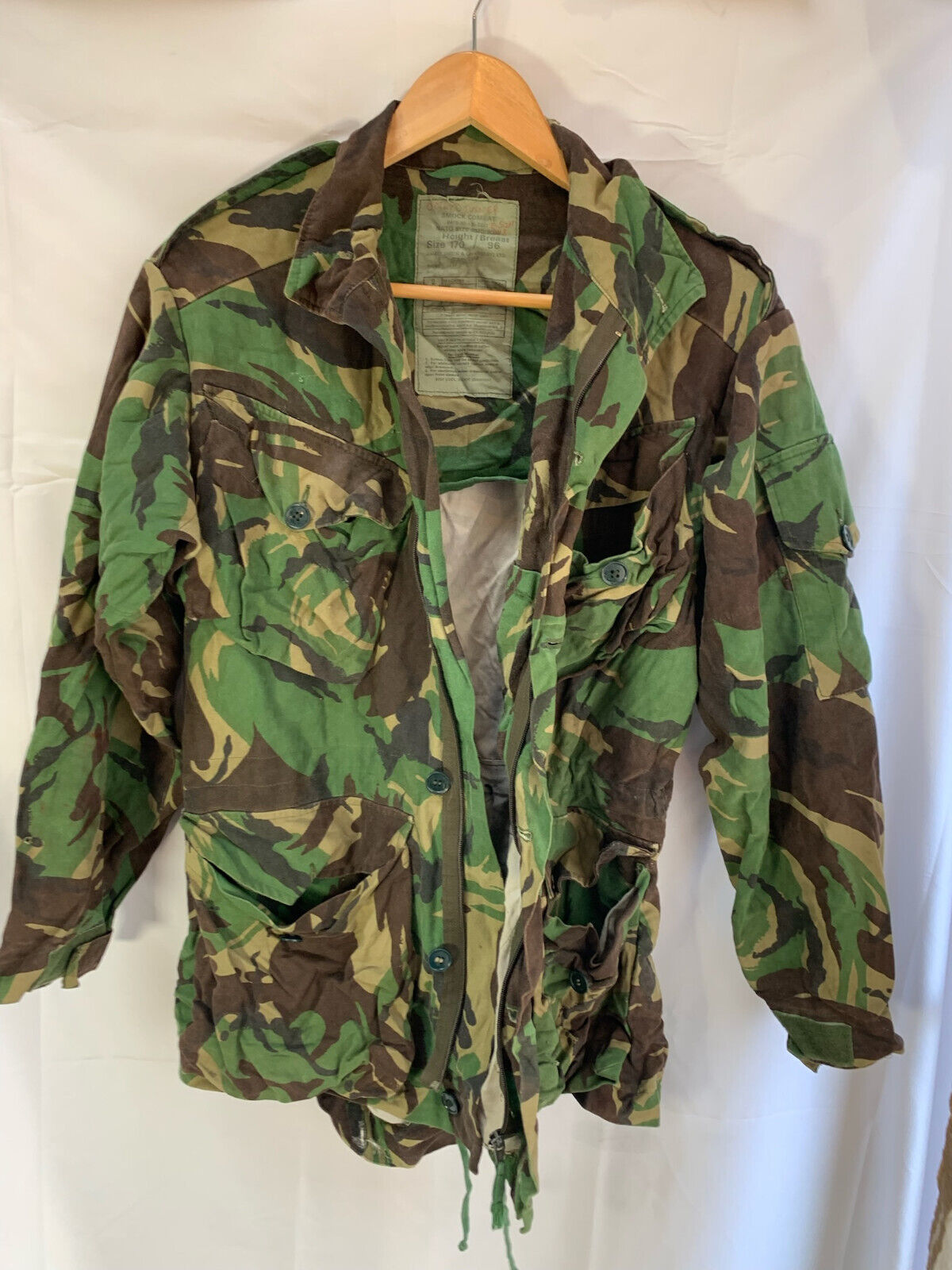 Genuine British Army Jungle DPM Camouflage Combat Jacket - Size 170/96 - The Militaria Shop