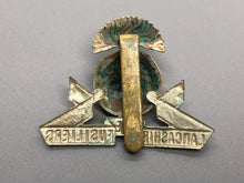 Load image into Gallery viewer, Original WW2 British Army The Lancashire Fusiliers Regiment Cap Badge
