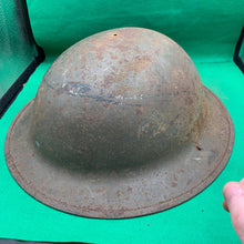 Lade das Bild in den Galerie-Viewer, Original WW2 British Civil Defence Mk2 Brodie Helmet
