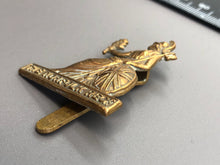 Load image into Gallery viewer, Original WW1 British Army Cap Badge - Norfolk Regiment - Brass
