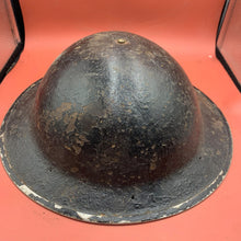 Load image into Gallery viewer, Original WW2 Mk2 British Army Brodie Combat Helmet &amp; Liner Set
