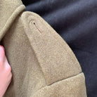 Genuine British Army Man's Mounted Regiment Khaki Greatcoat - 37" Chest - The Militaria Shop