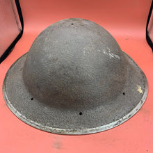 Load image into Gallery viewer, Original British Army WW2 Soldiers Military Combat Mk2 Brodie Helmet - SA Made
