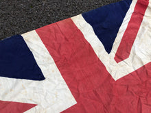 Load image into Gallery viewer, Original WW2 British Union Jack Flag  - Craft Paper Parts - 107cm x 78cm
