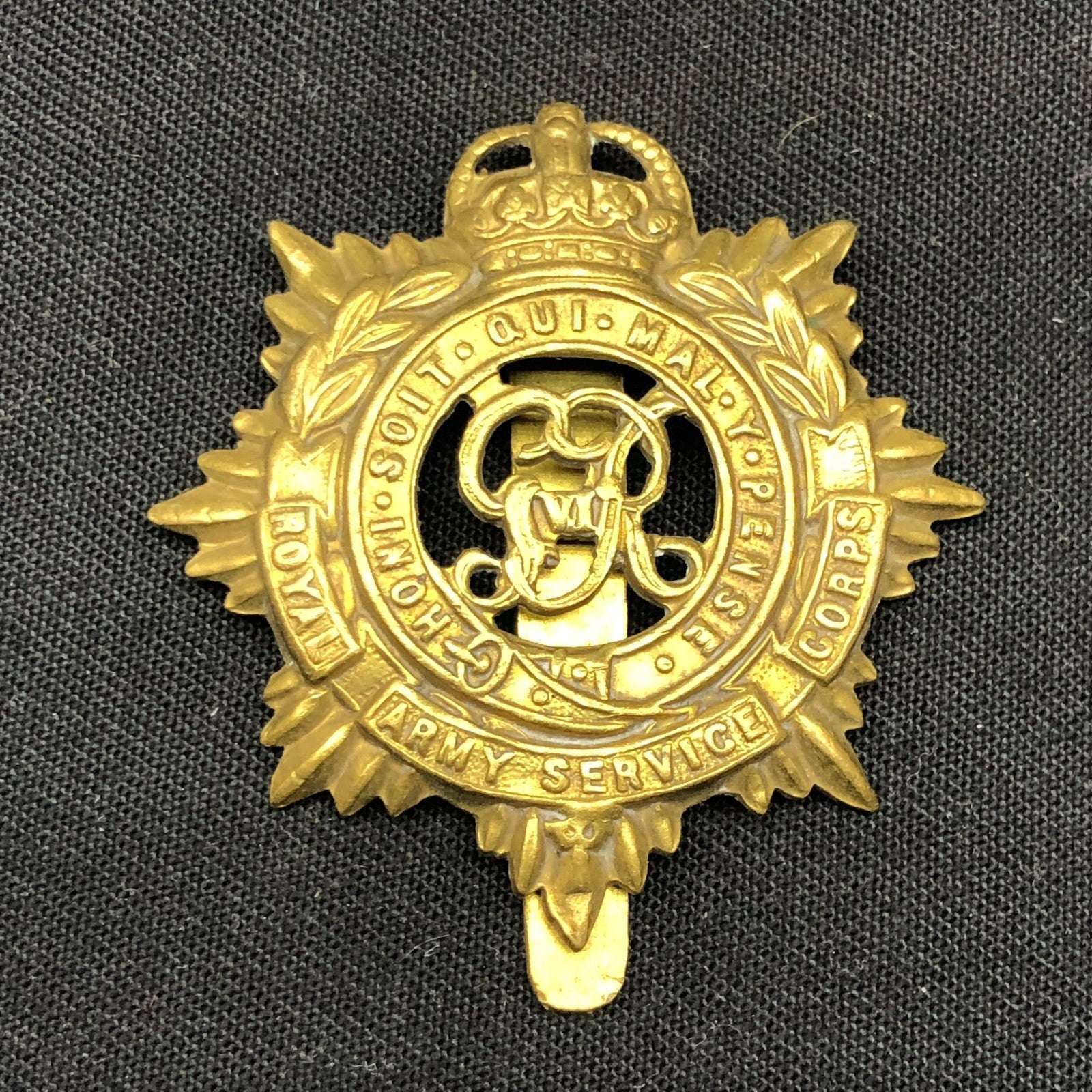 Original WW2 British Army Cap Badge - Royal Army Service Corps RASC ...