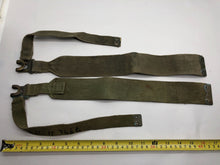 Load image into Gallery viewer, Original WW2 British Army 37 Pattern Canvass L Straps Set
