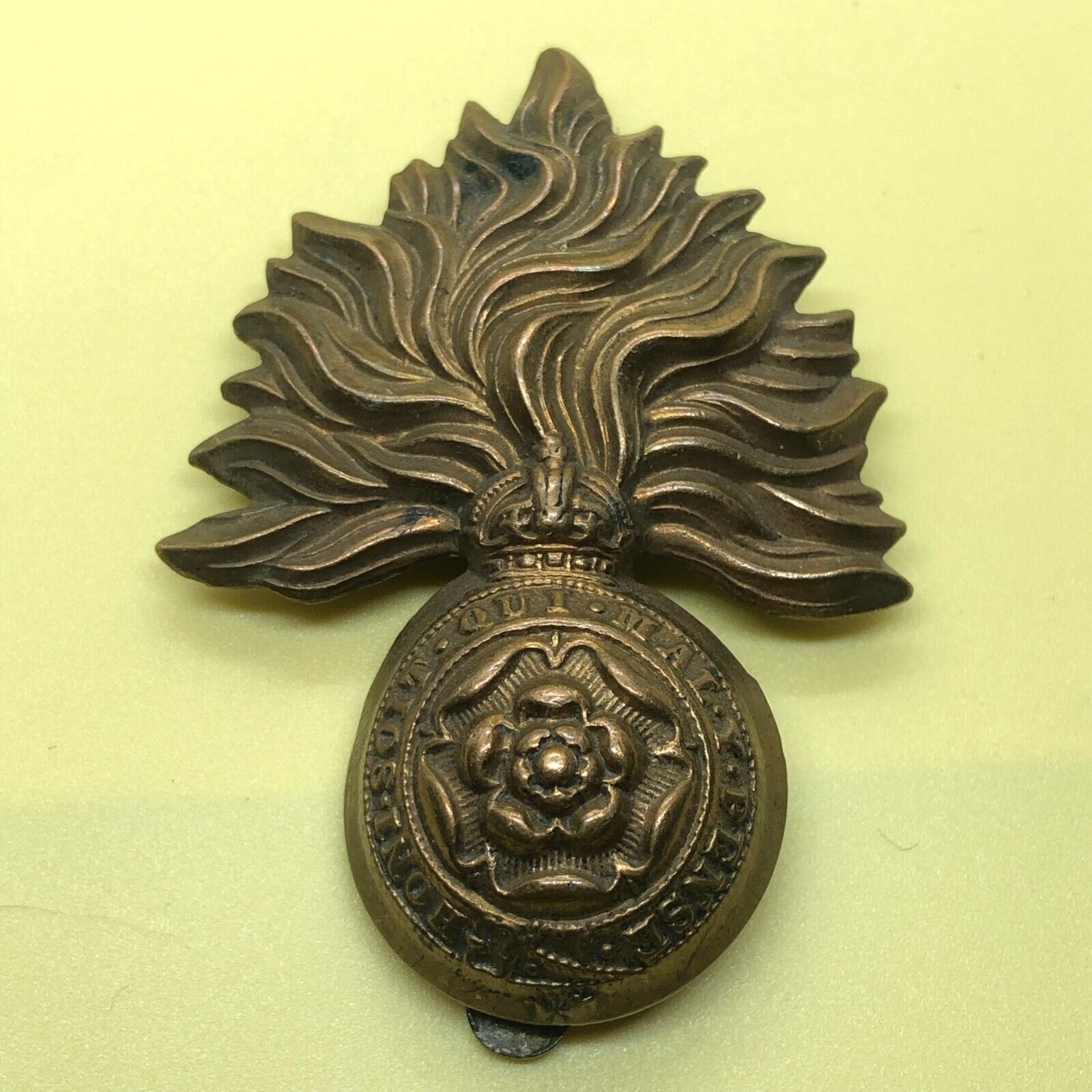Original WW2 British Army Cap Badge - Royal Fusiliers - The Militaria Shop