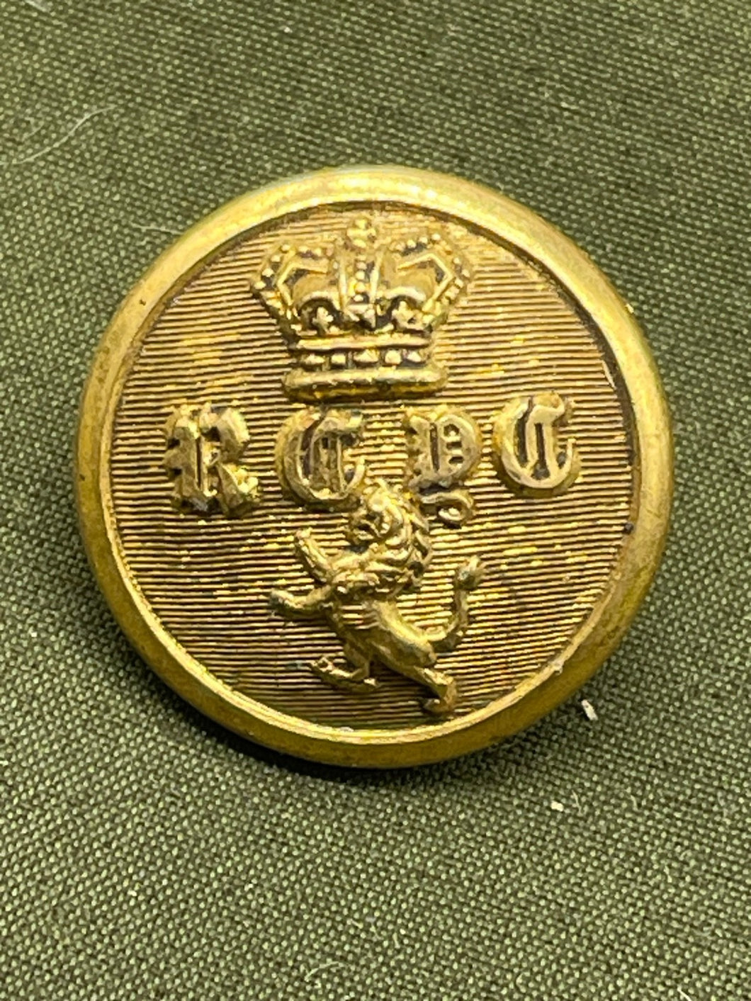 Nice Victorian Royal Clyde Yacht Club Jacket Button - The Militaria Shop
