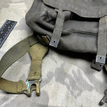 Load image into Gallery viewer, Original WW2 British Army / RAF 37 Pattern Webbing Small Pack &amp; L Straps Set
