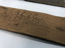 Load image into Gallery viewer, Original WW2 British RAF 37 Pattern Webbing L Strap - 1942 Dated
