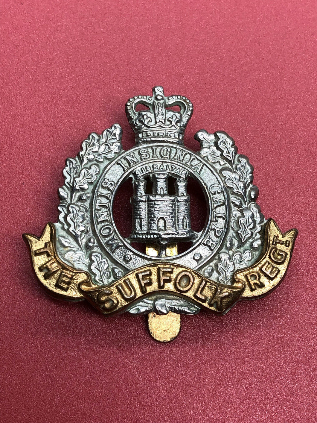 Genuine British Army The Suffolk Regiment Cap Badge