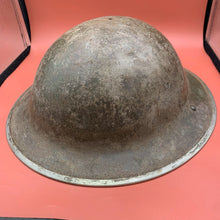 Load image into Gallery viewer, Original British Army WW2 Soldiers Military Combat Mk2 Brodie Helmet
