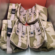 Lade das Bild in den Galerie-Viewer, Desert DPM PLCE Webbing M1661 Radio Set Carrier Dump Pouch Genuine British Army
