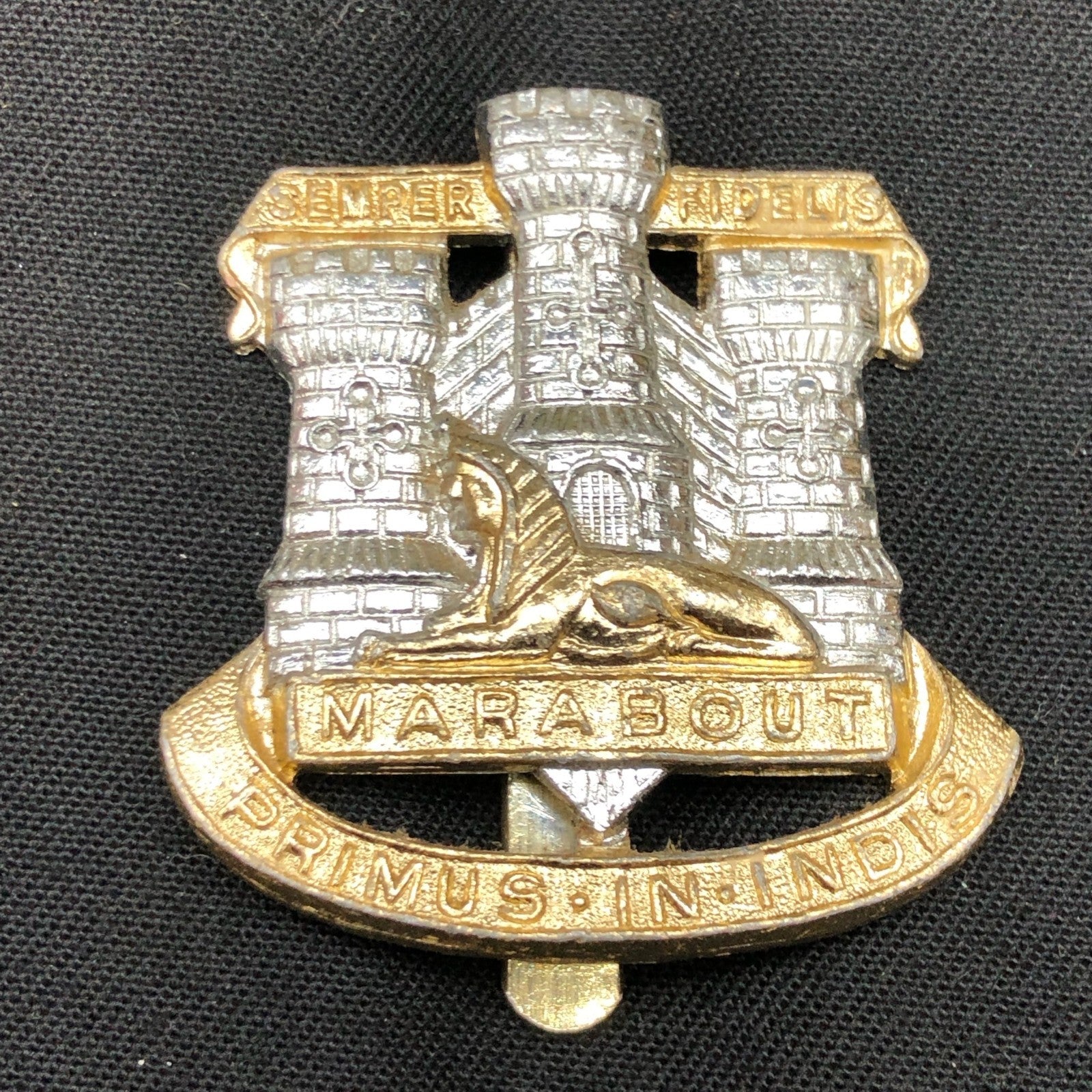 Original British Staybrite Army Cap - Dorset Regiment - The Militaria Shop