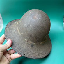 Lade das Bild in den Galerie-Viewer, Original WW2 British Civil Defence Home Front Zuckerman Helmet 1941 Dated
