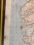Original WW2 British Army GSGS OS Map of Great Britain - Barmouth & Aberystwtrh - The Militaria Shop