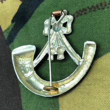 Load image into Gallery viewer, British Army Light Infantry Cap Badge / Brooch - The Militaria Shop
