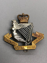 Charger l&#39;image dans la galerie, Genuine British Army 8th Kings Royal Irish Hussars Cap Badge
