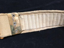 Load image into Gallery viewer, Original WW2 British Army 37 Pattern Economy Pattern Combat Belt - 36&quot; Waist
