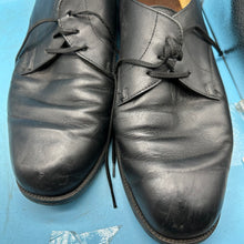 Lade das Bild in den Galerie-Viewer, Austrian Army Black Leather Officers Dress Shoes - Size EU 47 - UK 12 - US 12.5 - The Militaria Shop
